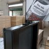 Metal Multi - Tier Retail Display Rack with Acrylic Shelves & Top Signage, Ideal for Food/Product Showcases