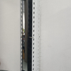 Metal Eyewear Display Rack with Mirror & Perforated Panel, Adjustable Hooks for Optical Shops
