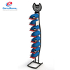 Metal Hat Display Stand with Multi-Tier Shelves - Vertical Retail Rack for Cap Exhibition & Commercial Store Showcase