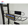 Multi-Tier Metal Wire Hat Display Stand with Rolling Base - Retail Rack for Cap & Headwear Exhibition