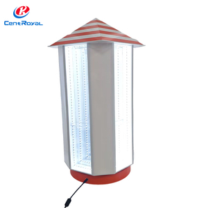 Custom Lighthouse Style Rotating Display Stand