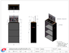 LED-Lit Acrylic Exhibition Rack for Massage Gun Storage