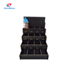 Cardboard Step - Shaped Multi - Tier Display Stand for Kids’ Cards & Toys – Countertop Organizer with Back Panel