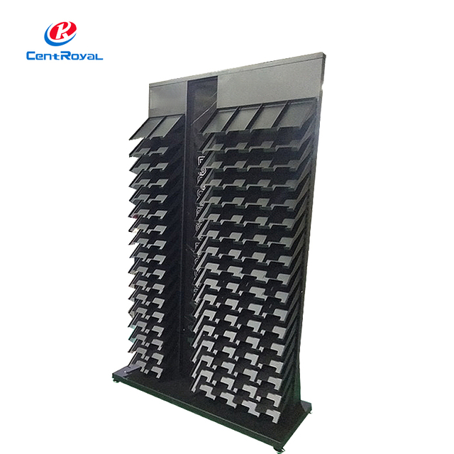 Metal Multi - Tier Angled Display Rack: For Tiles