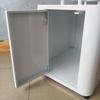 Metal Multi - Tier Wire Shelf Display Rack with Branding Signage, Retail Stand for Cosmetics & Small Goods