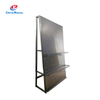 Heavy-Duty Metal & Wooden Tile Display Stand - Multi-Tier Rack for Flooring Sample Exhibition & Retail Showcase