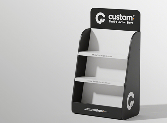 PVC Display Stand With Wheels