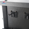 Metal Rotating Pegboard Display Stand with Hooks & Rolling Base - Retail Rack for Product Exhibition