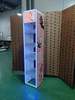 LED-Illuminated Metal & Acrylic Lipstick Display Stand with Pull-Out Trays - Tiered Cosmetic Showcase