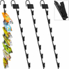 Display PP Snacks Hanger Metal Display Snack Bags Hanger Strip Hanger Merchandiser Display Rack With Clips