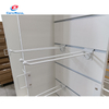 4-Sided Rotating Metal & Panel Display Rack with Hooks - Multi-Functional Retail Showcase for Small Goods
