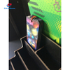 Cardboard Step - Shaped Multi - Tier Display Stand for Kids’ Cards & Toys – Countertop Organizer with Back Panel