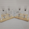 Rotating Multi - Tier Acrylic Display Rack with Branding Signage & Wheels, Retail Stand for Toys/Gifts