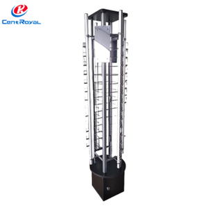 Metal Rotating Eyewear Display Rack, 360° Spin with Multi - Hook Tiered Design for Optical Shops & Retail Showcases