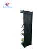 Multi-Tier Metal & Acrylic Paint Display Stand - Retail Rack with Storage Slots for Coating Sample Exhibition