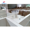 4-Sided Rotating Metal & Panel Display Rack with Hooks - Multi-Functional Retail Showcase for Small Goods