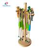 Wooden Rotating Multi-Hook Kids’ Toy Display Stand - Animal Puppet & Plaything Rack