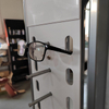 Branded Metal Rotating Eyewear Display Rack with Wheels, 360° Spin Optical Shop Glasses Showcase