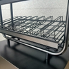 Metal Multi - Tier Wire Shelf Display Rack with Branding Signage, Retail Stand for Cosmetics & Small Goods