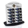 Multi-Slot Acrylic & Metal Sunglasses Display Stand - Countertop Retail Rack for Eyewear Exhibition