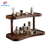 Classic Style Multi-layer Solid Wood Desktop Display Rack with Sturdy Bearing