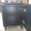 Branded Metal Rotating Eyewear Display Rack with Wheels, 360° Spin Optical Shop Glasses Showcase