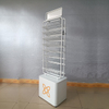 Metal Multi - Tier Wire Shelf Display Rack with Branding Signage, Retail Stand for Cosmetics & Small Goods