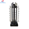 Metal 360° Rotating Eyewear Display Rack with Multi - Hooks, Optical Shop Glasses Showcase