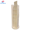 Wooden Rotating Perforated Panel Display Rack, Multi - Tier 360° Spin for Retail Boutique Merchandise