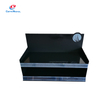 Acrylic & Metal Cosmetic Display Stand - Multi-Tier Open Shelf Rack for Retail Beauty Product Showcase