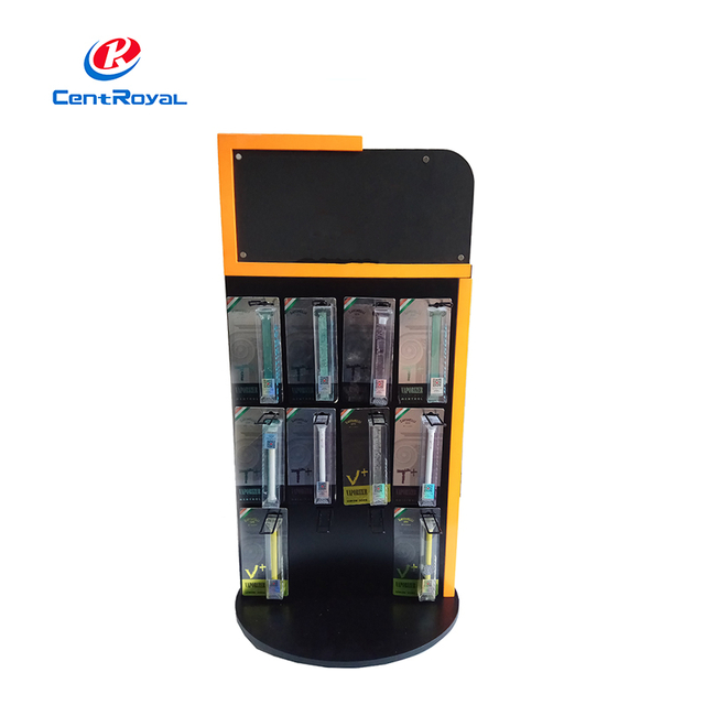 Custom Rotating Multi - tier Display Rack With Acrylic Shelves