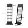 Heavy Duty Metal Tile Display Stand with Multi-Tier Shelves - Commercial Floor Rack for Ceramic Sample Exhibition Storage