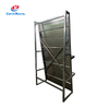 Heavy-Duty Metal & Wooden Tile Display Stand - Multi-Tier Rack for Flooring Sample Exhibition & Retail Showcase