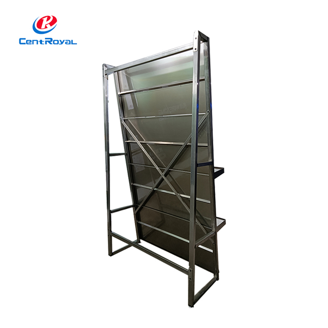 Stainless Steel Adjustable Vertical Tile Display Rack