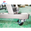 Sturdy Metal Tile Display Stand with Rolling Base - Open-Frame Rack for Flooring Sample Exhibition & Retail Showcase